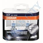 Лампа H7 Osram 55+120% (64210 NBU) Night Breaker Unlimited (2шт) EuroBox