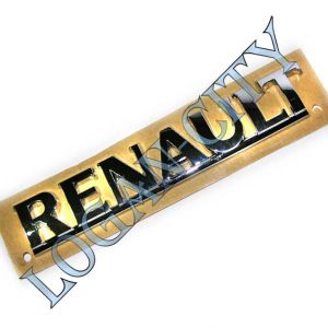 Эмблема RENAULT надпись ― Logan-city - магазин запчастей на Renault Logan, Sandero, Duster, Lada Largus