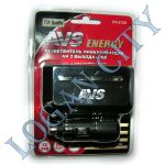Разветвитель прикуривателя 2 гнезда + USB AVS CS212U (с подсветкой)